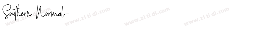 Southern Normal字体转换